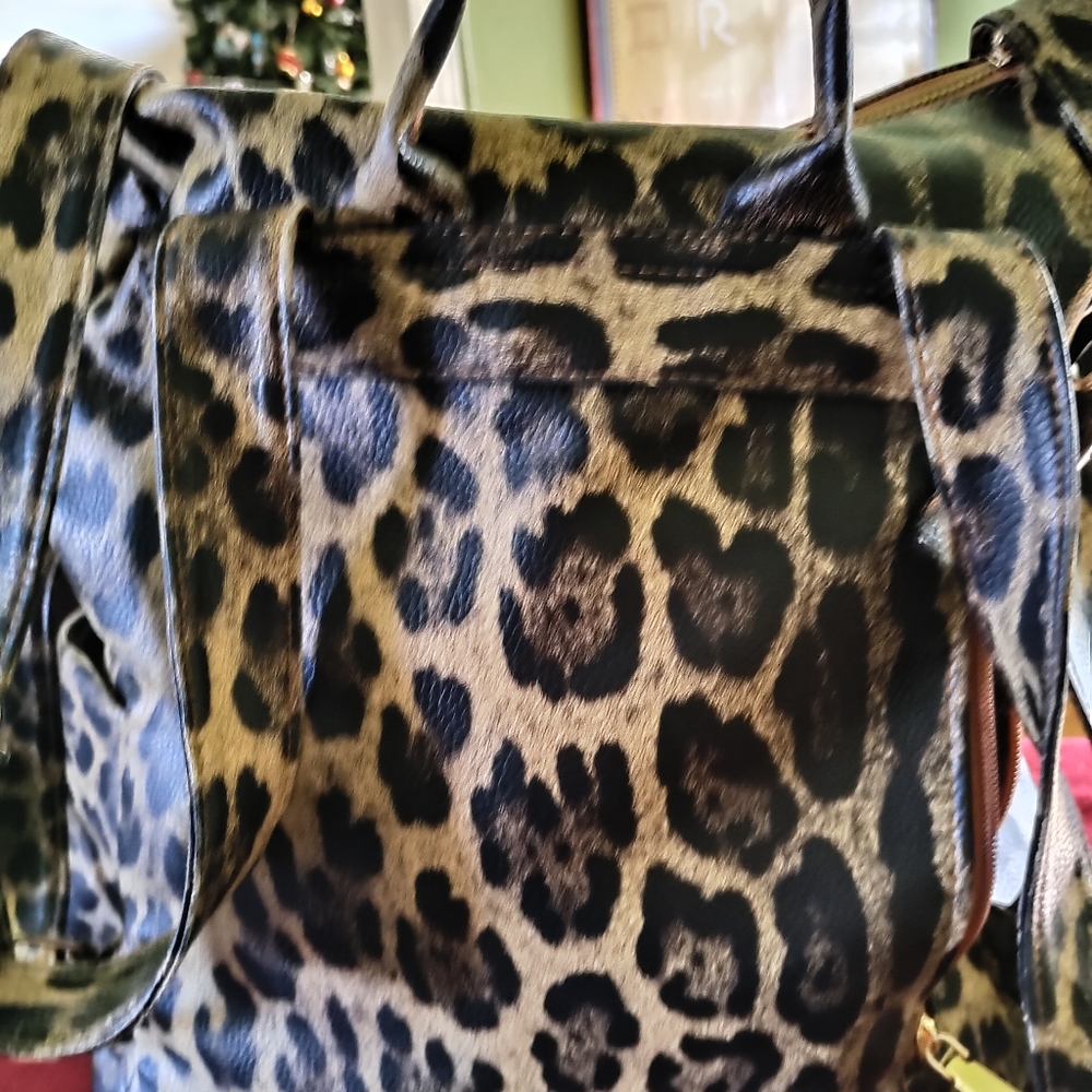 Macy's Leopard Print Backpack